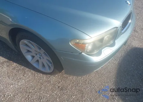 2003 BMW 745I from USA, damaged, VIN WBAGL63433DP62353